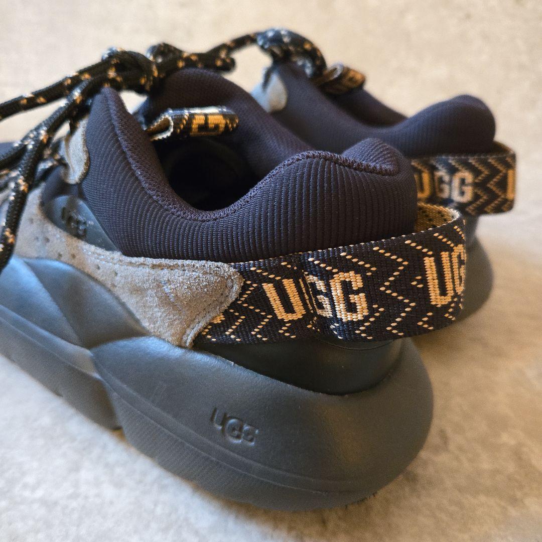 UGG LA Alto Lace Outdoor スニーカー ブラック 24cm