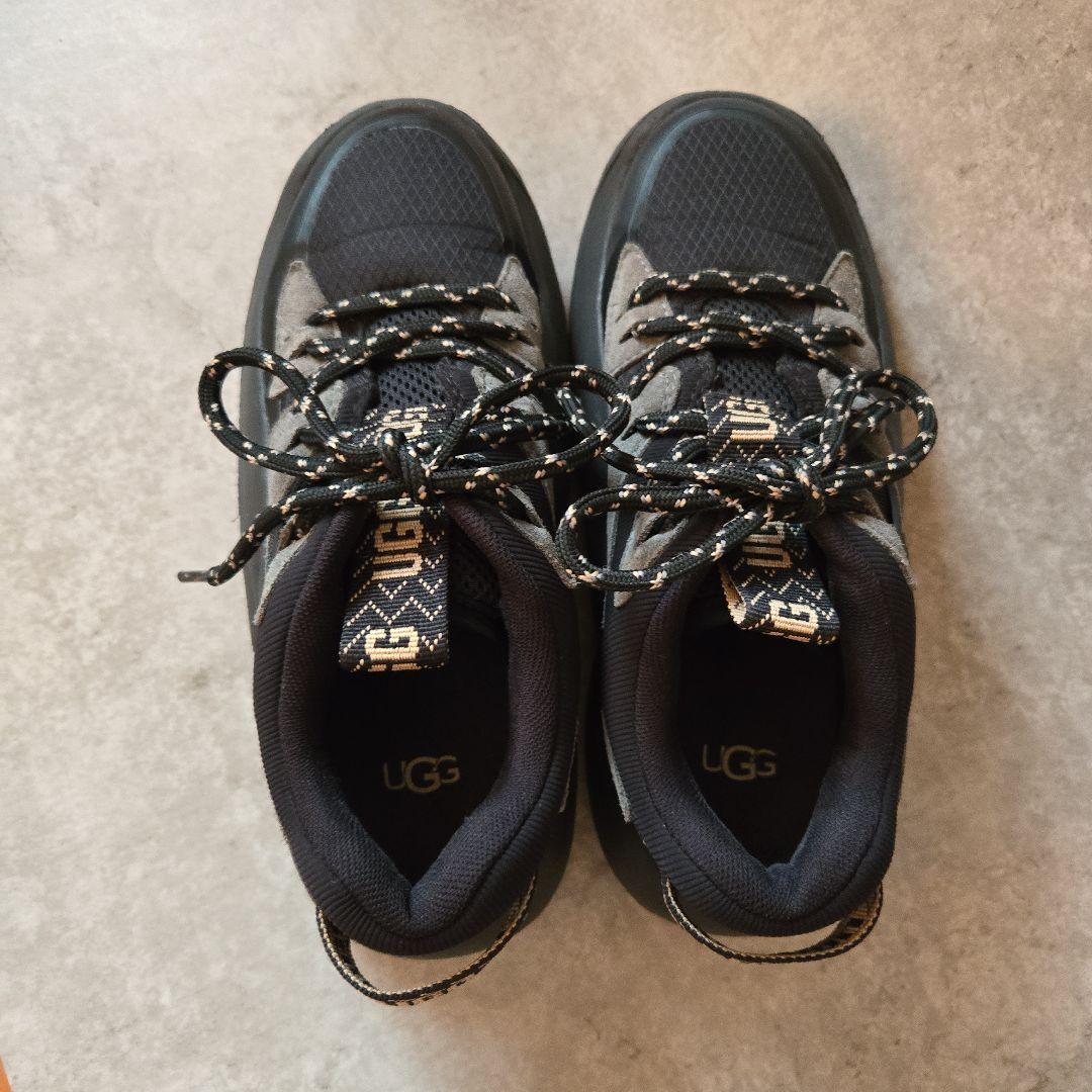 UGG LA Alto Lace Outdoor スニーカー ブラック 24cm