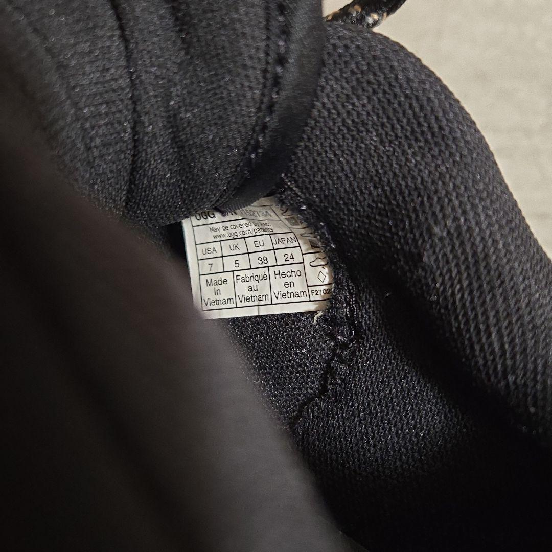 UGG LA Alto Lace Outdoor スニーカー ブラック 24cm