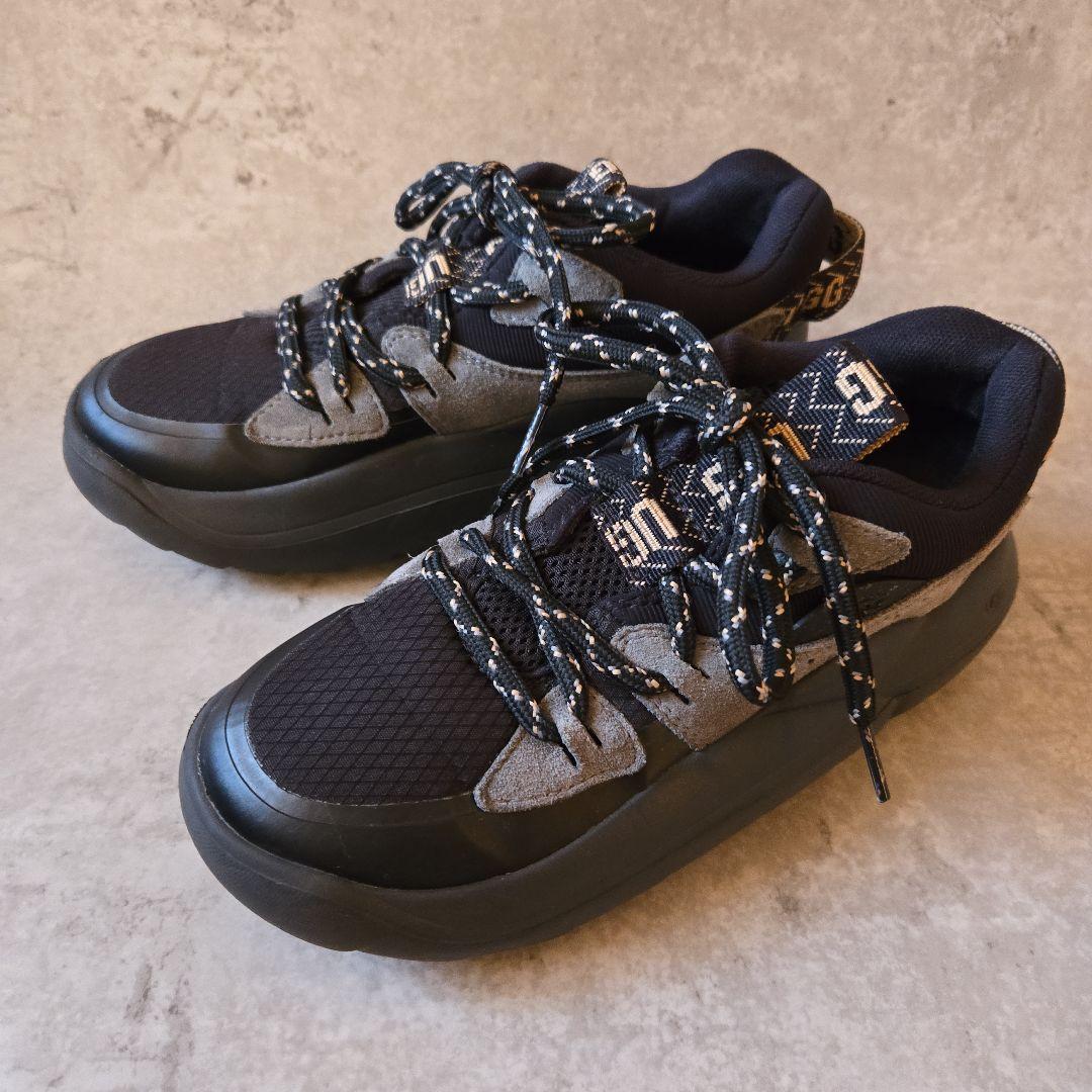 UGG LA Alto Lace Outdoor スニーカー ブラック 24cm