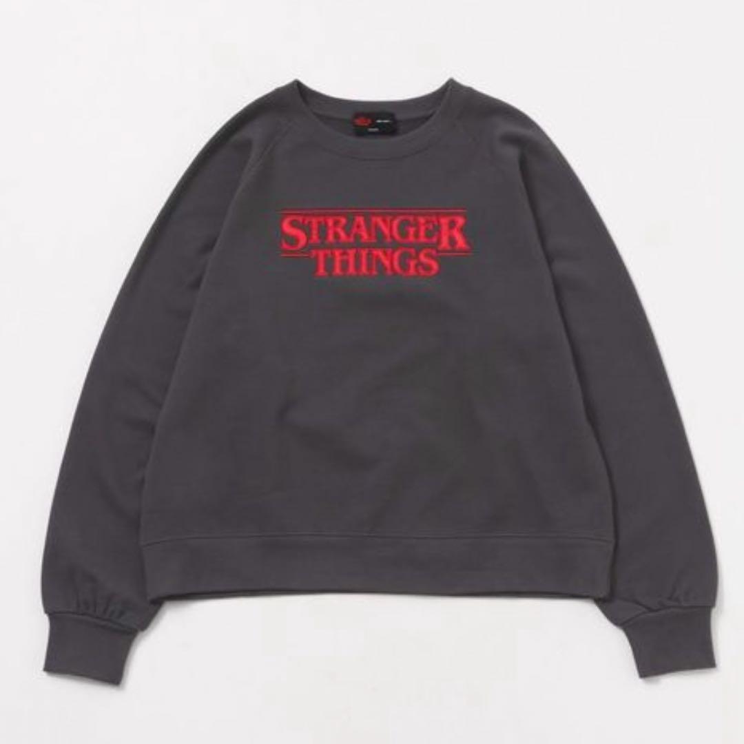 STRANGER THINGSアソートスウェットプルオーバー チャコール