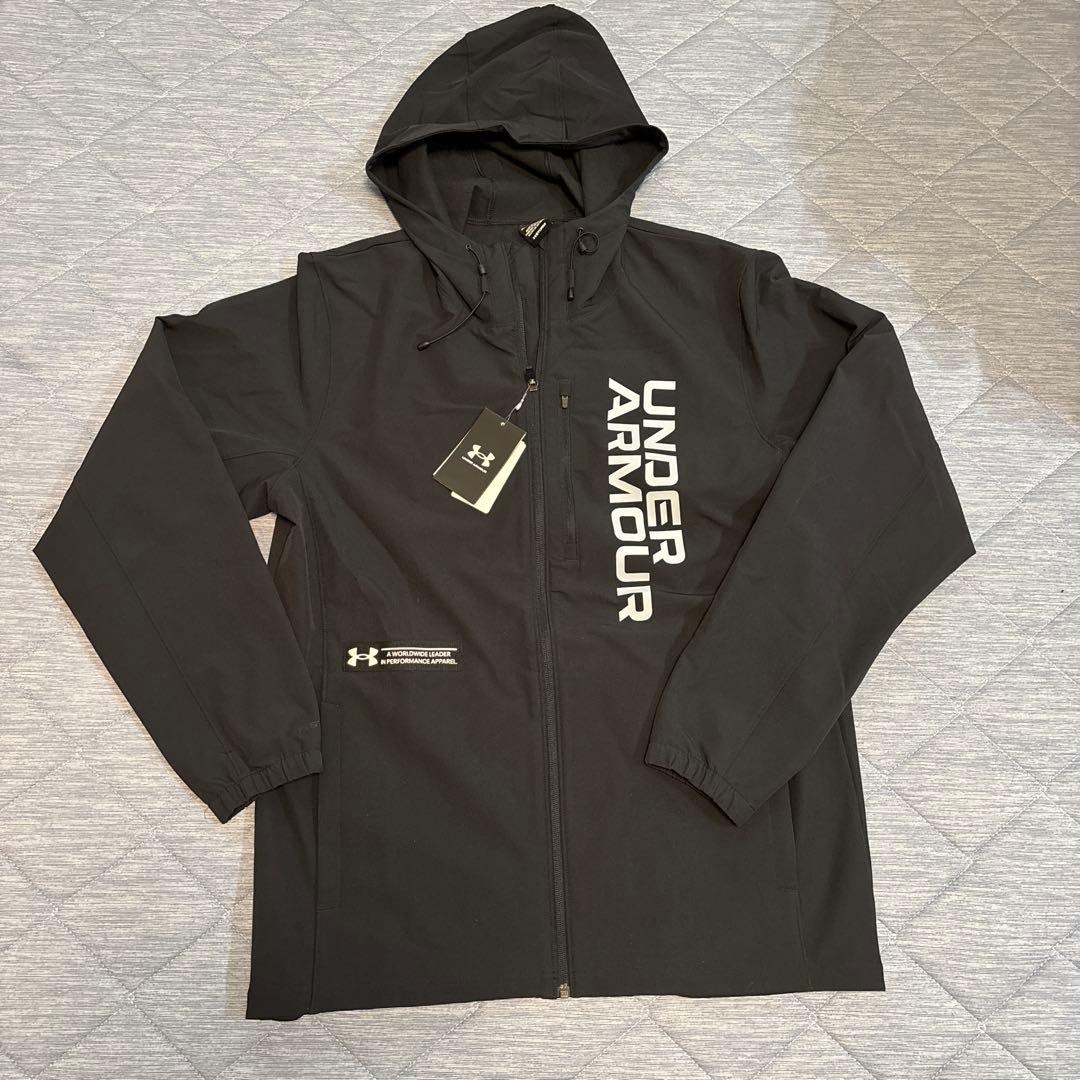 UNDER ARMOUR ブラッシュドウーブン ウインドブレーカー フルジップ
