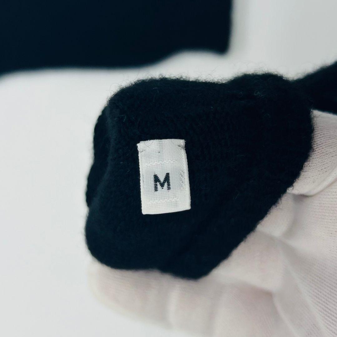 Suihei エルメス メドール　Mサイズ 手袋　グローブ ブラック カシ