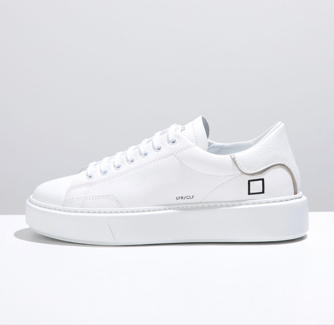 【新品未使用】D.A.T.E. デイト レザースニーカー 白