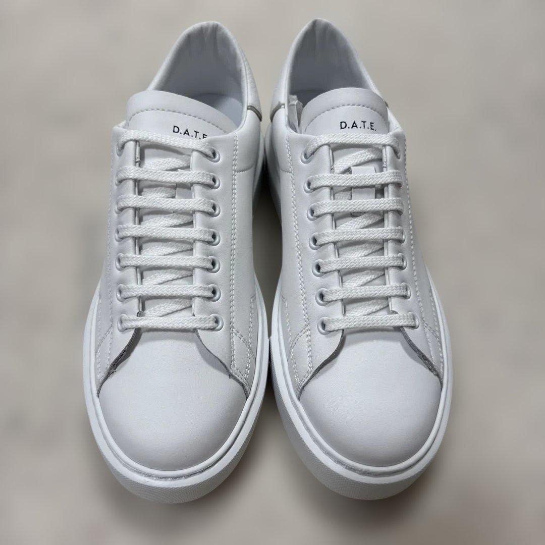 【新品未使用】D.A.T.E. デイト レザースニーカー 白