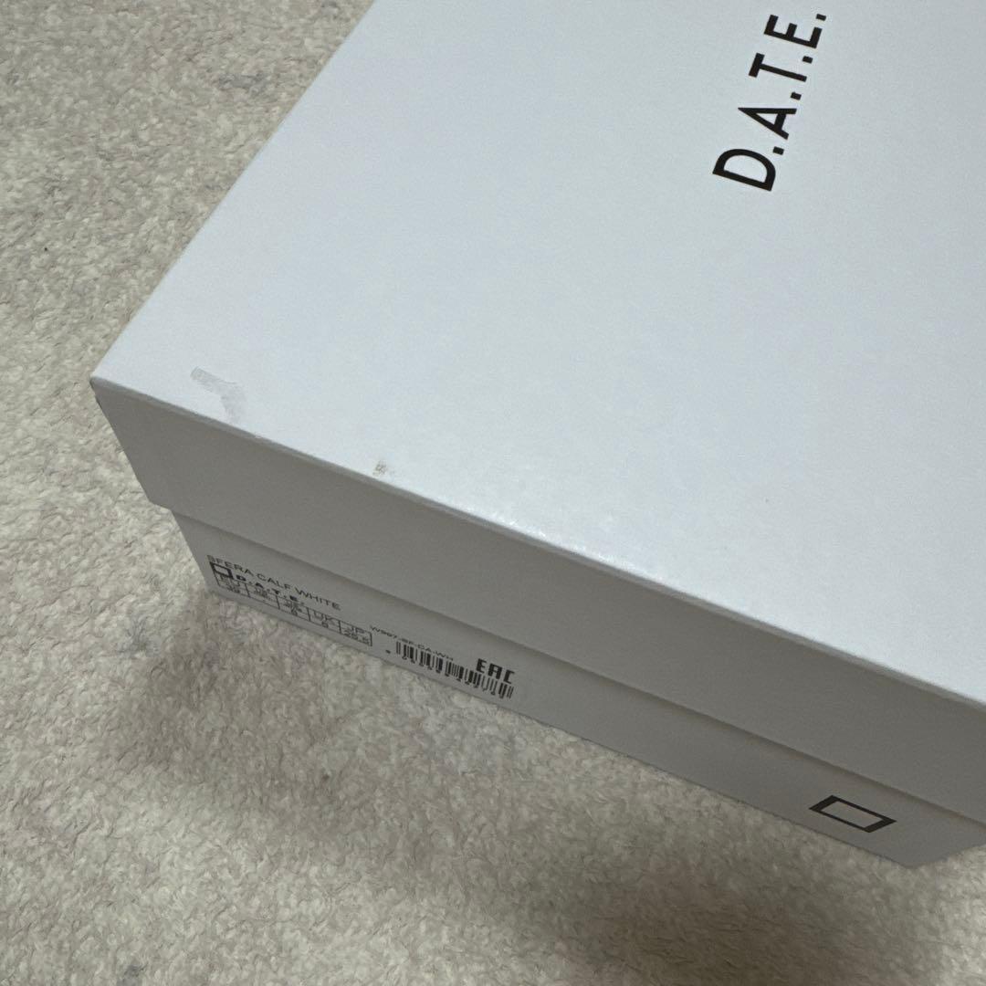 【新品未使用】D.A.T.E. デイト レザースニーカー 白