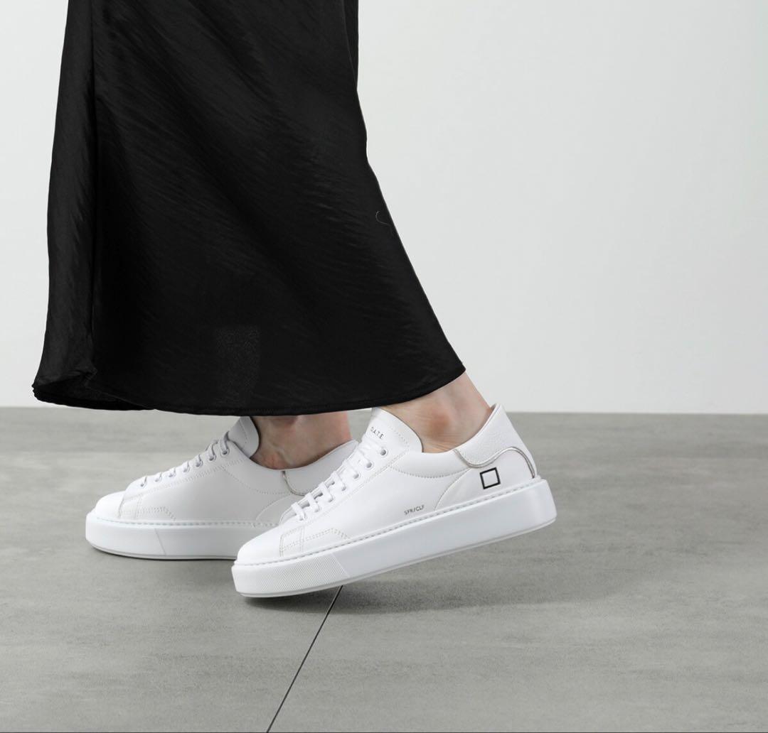 【新品未使用】D.A.T.E. デイト レザースニーカー 白