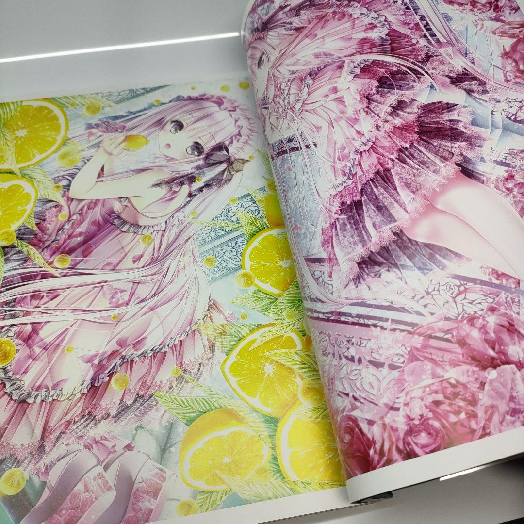 美品 てぃんくるイラストレーションズ恋夜茶会 特典☆ホロカード・クリアポスター