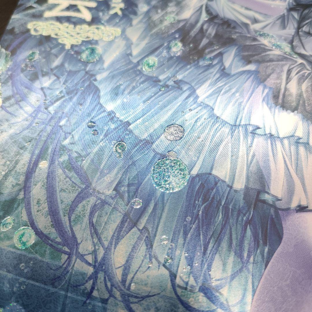 美品 てぃんくるイラストレーションズ恋夜茶会 特典☆ホロカード・クリアポスター