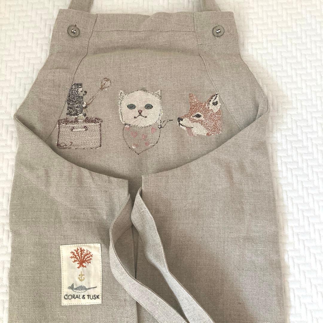 Coral&Tusk エプロン　子猫　キツネ　新品
