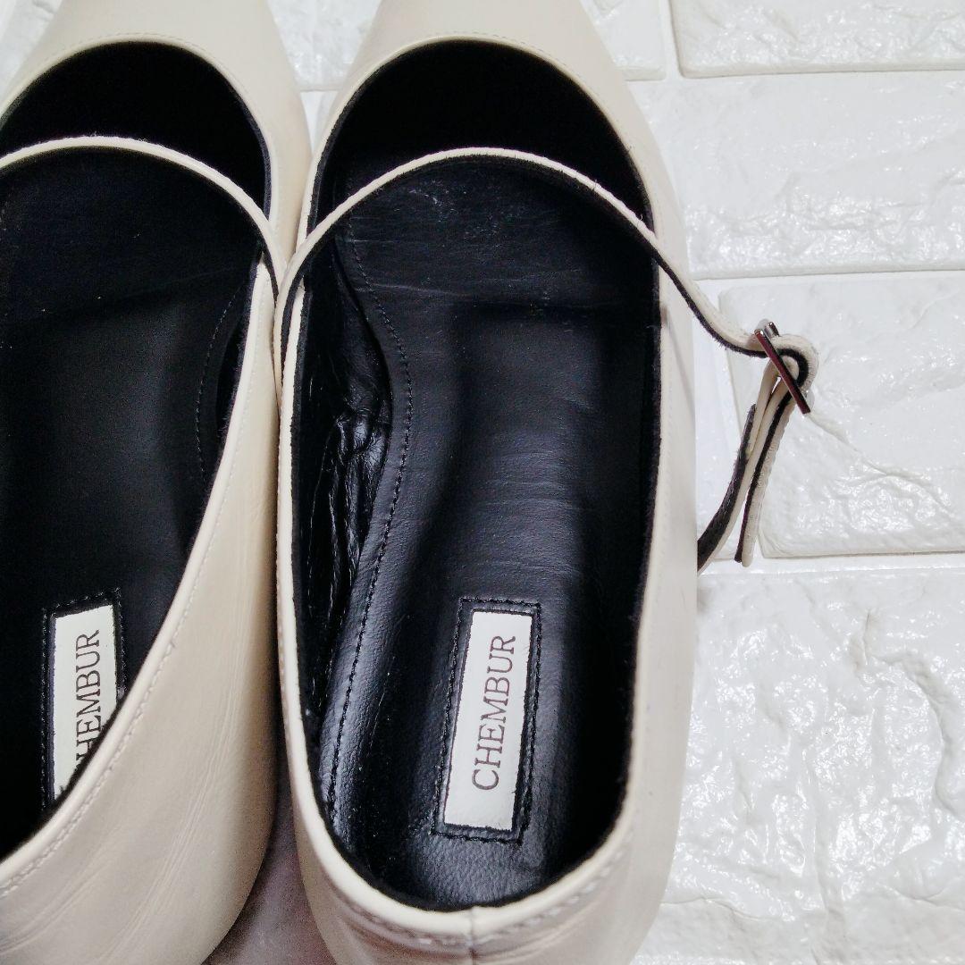 CHEMBUR チェンバー バレエシューズ ストラップ メリージェーン スタッズ