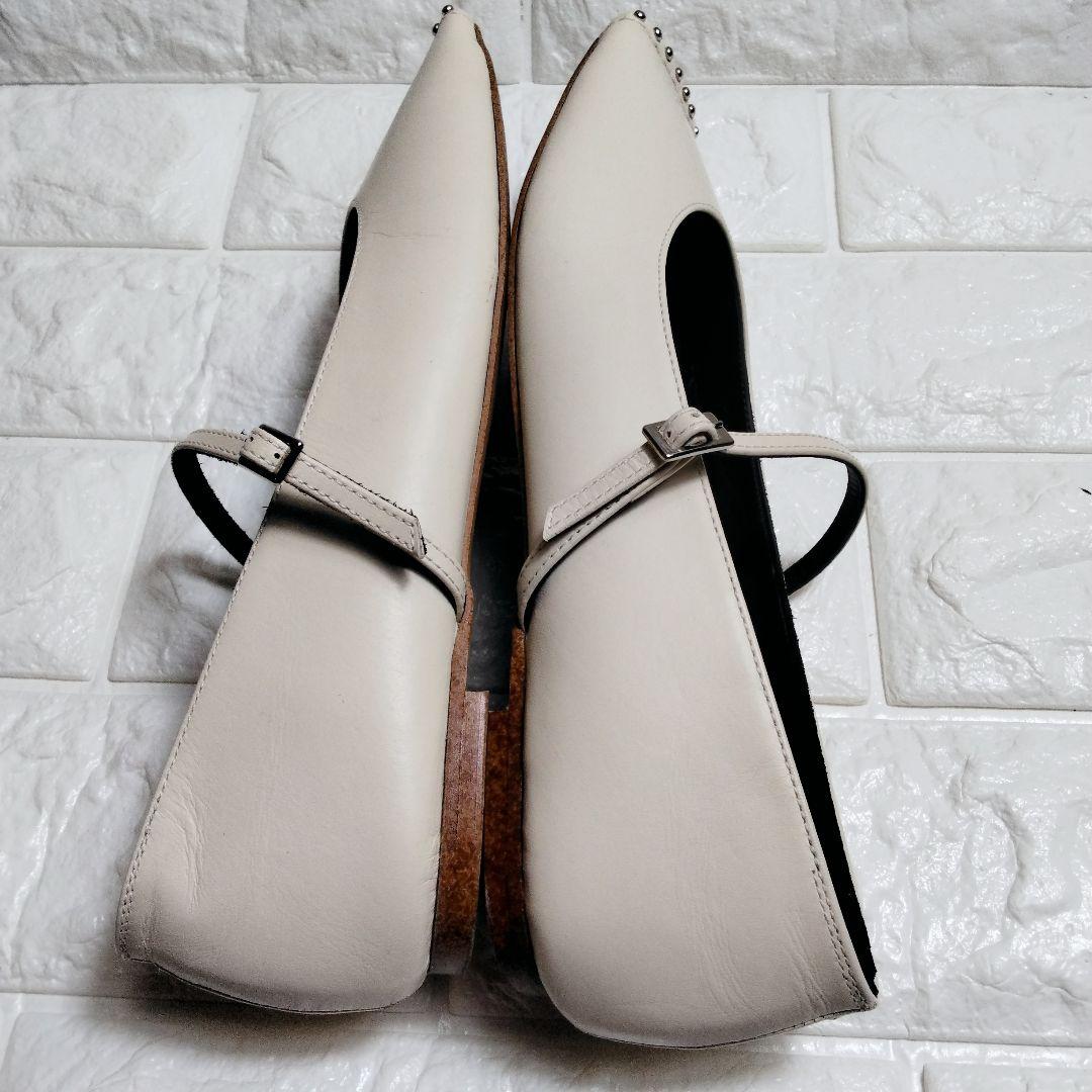 CHEMBUR チェンバー バレエシューズ ストラップ メリージェーン スタッズ