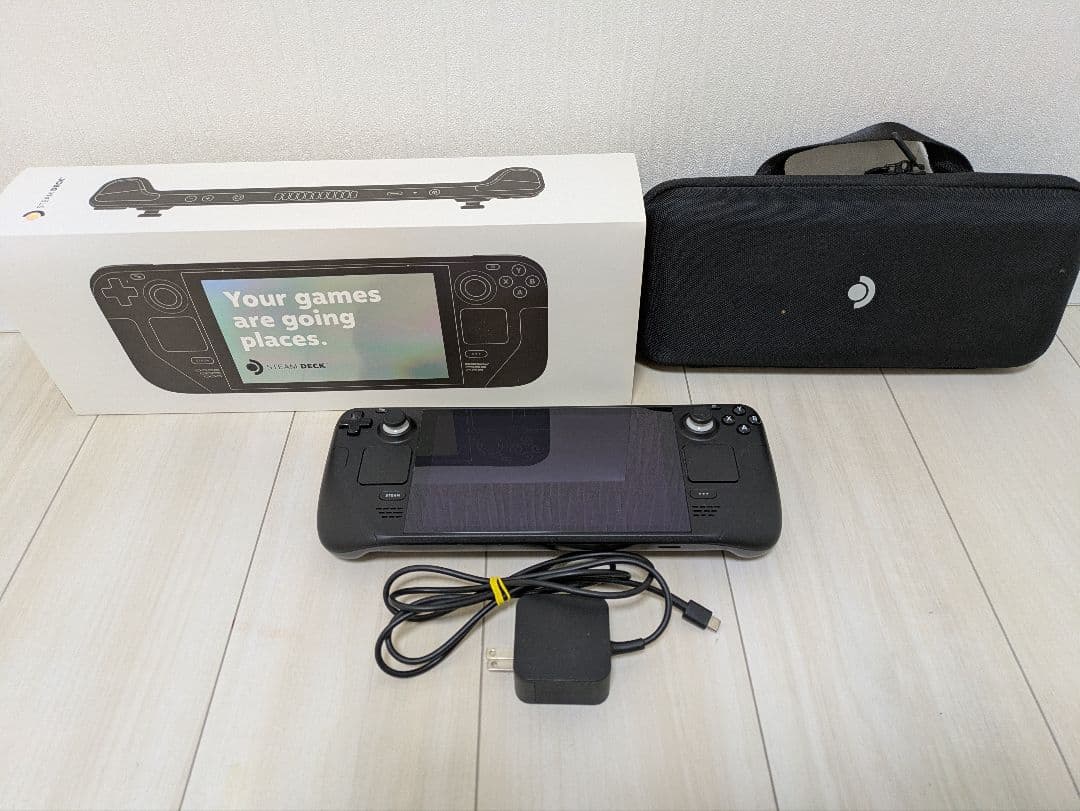Steam Deck 256GB + 充電器 + ケース