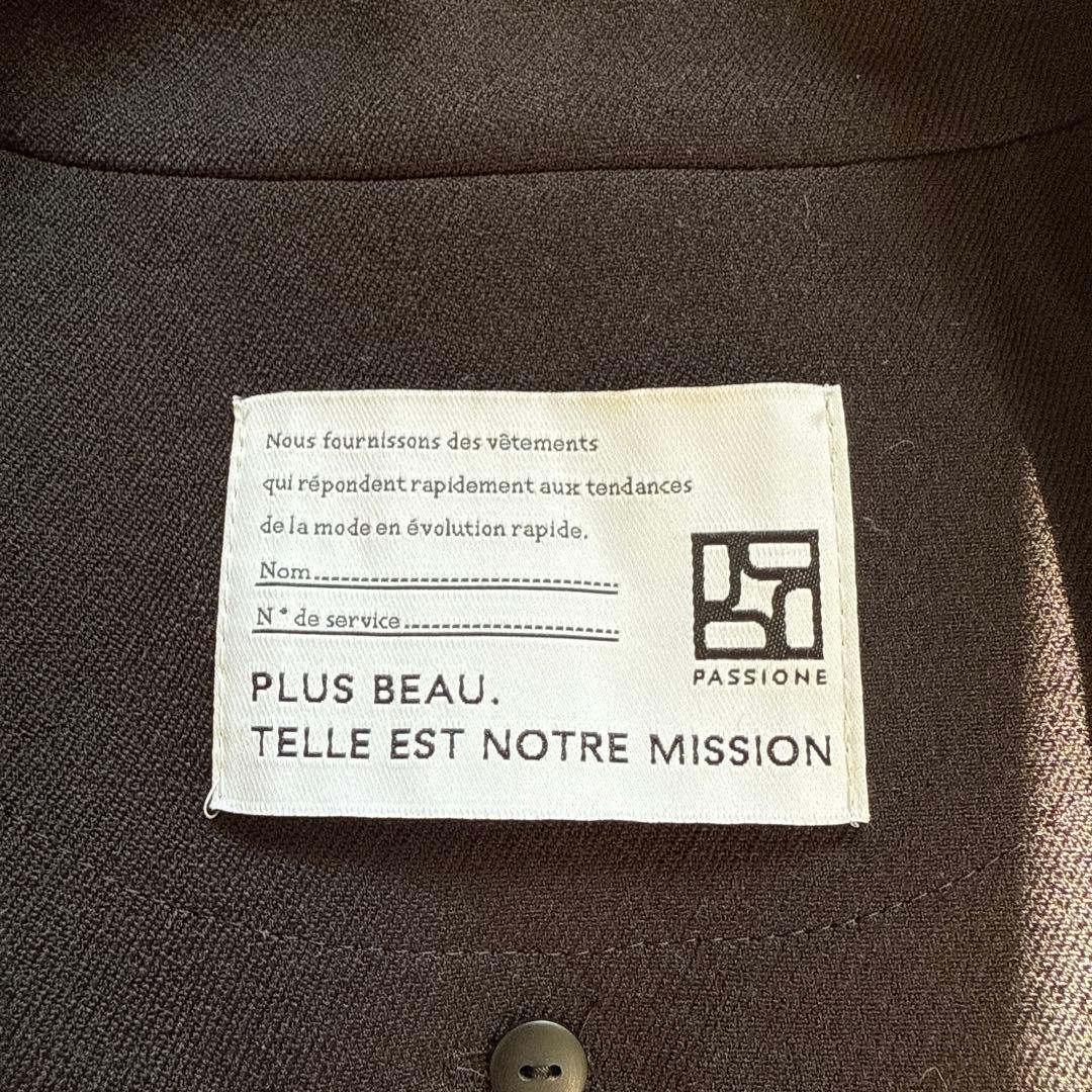 トレンチ　黒　CHOUCHOU