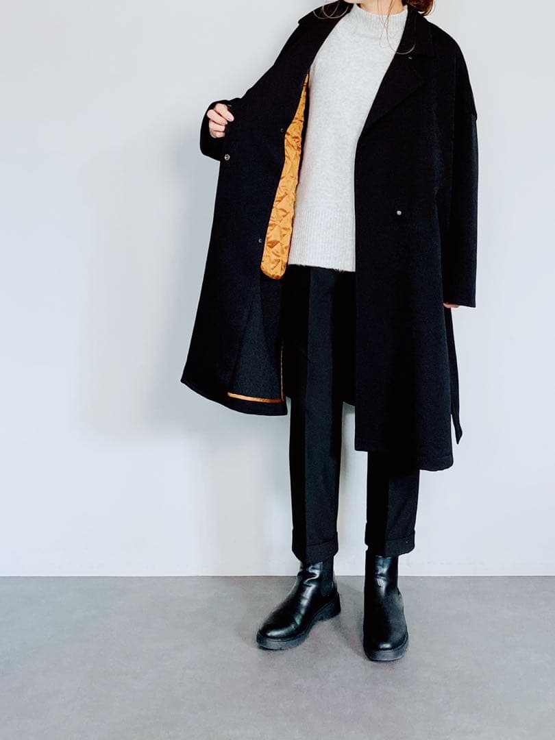 トレンチ　黒　CHOUCHOU