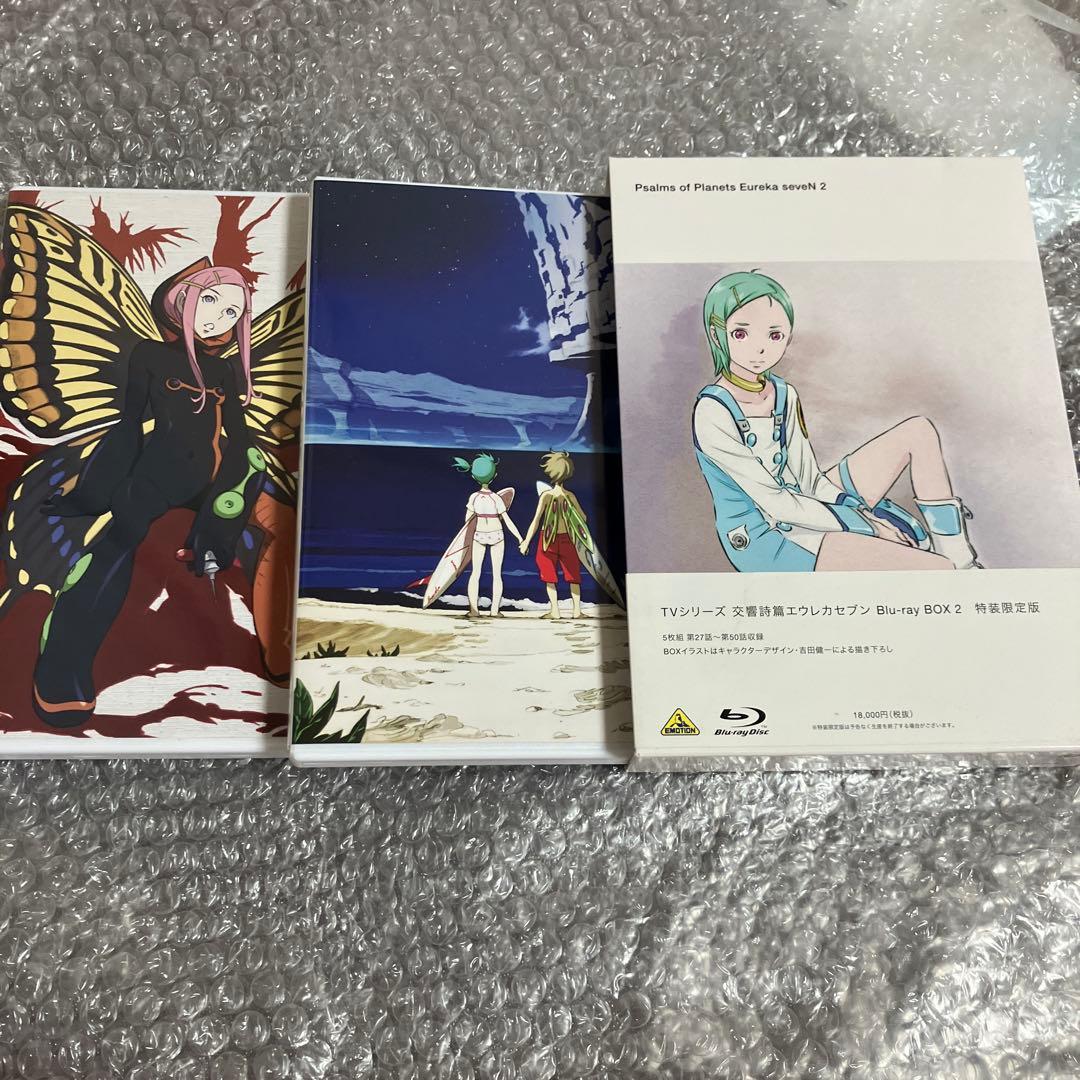 「激安」交響詩篇エウレカセブン Blu-ray BOX 1 & BOX2 限定版