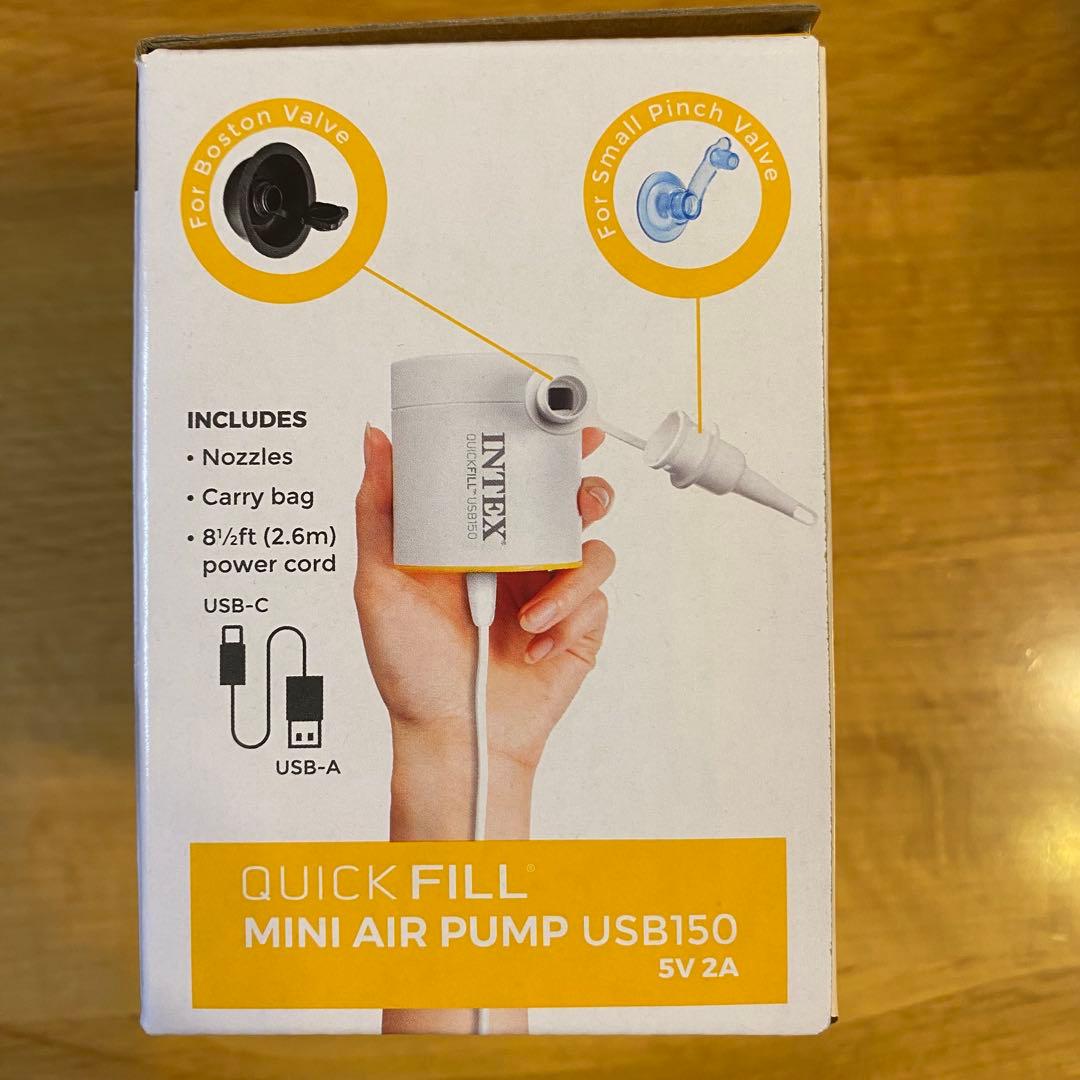 INTEX エアベッド10インチ(25cm)新品未開封品x2台+ ポンプ付き