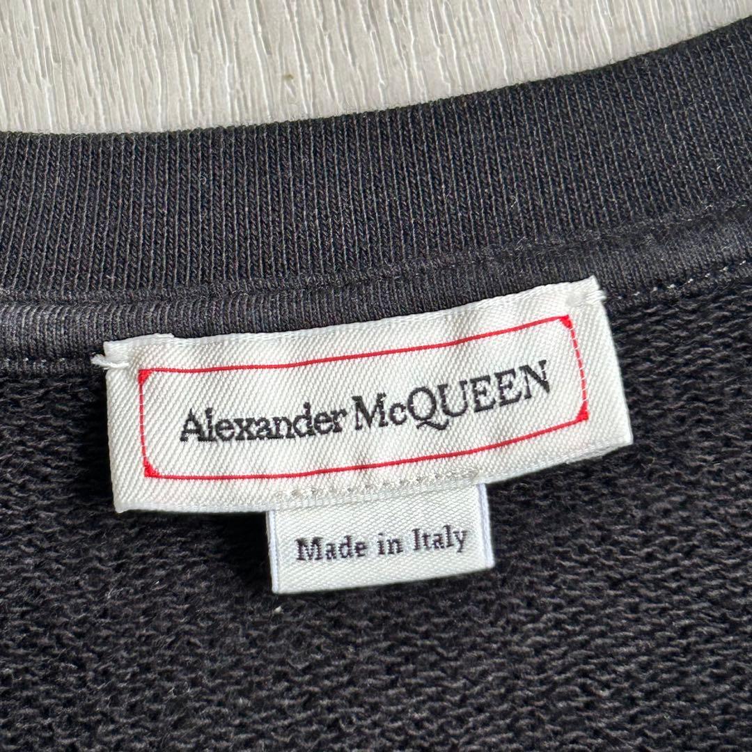 極美品✨スカル刺繍スウェット黒【Alexander McQUEEN】希少デザイン