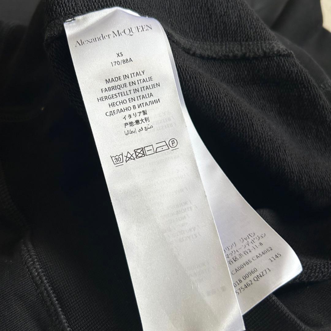 極美品✨スカル刺繍スウェット黒【Alexander McQUEEN】希少デザイン