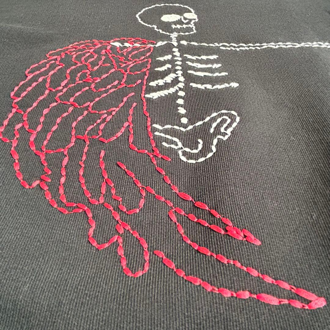 極美品✨スカル刺繍スウェット黒【Alexander McQUEEN】希少デザイン