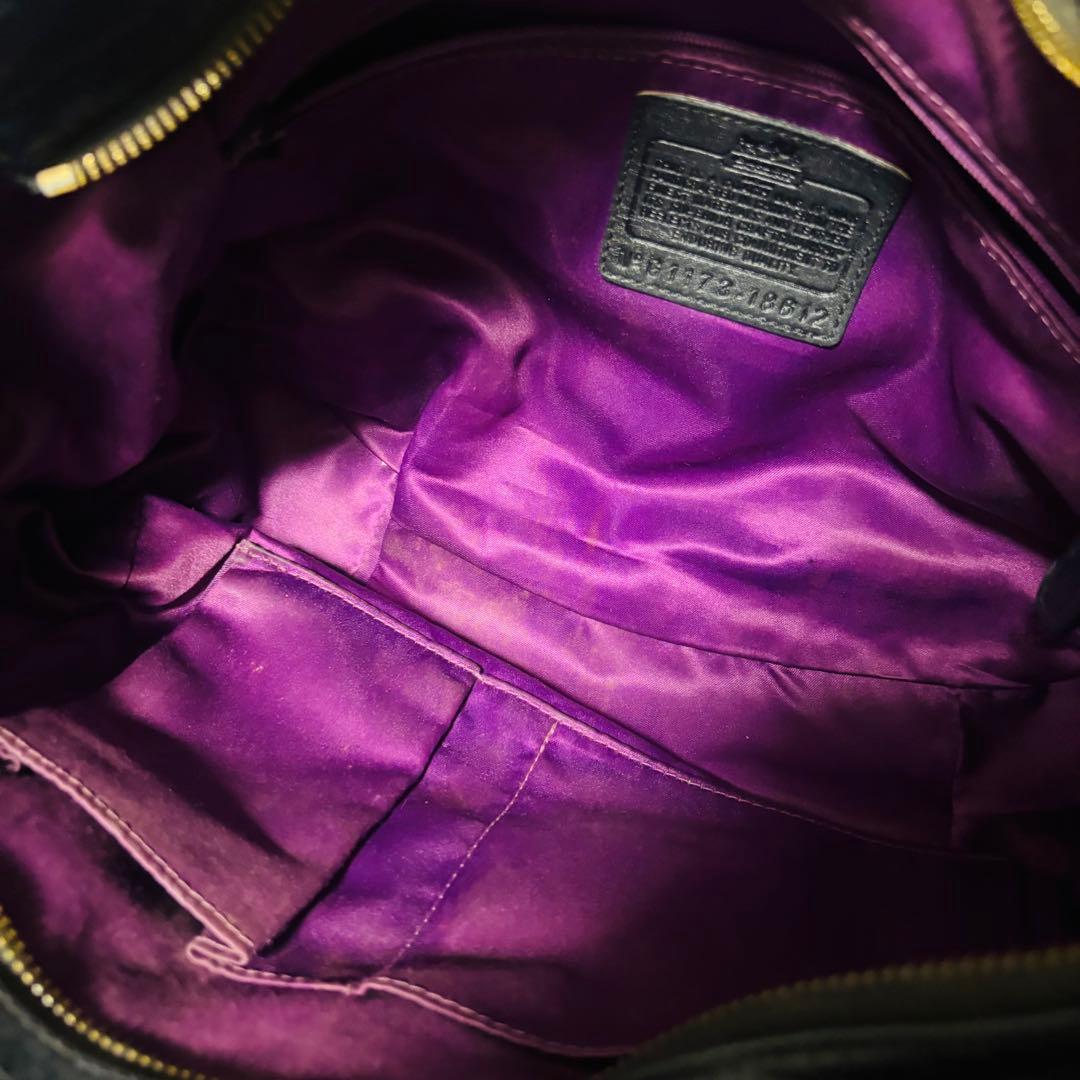 COACH コーチ トートバッグ マディソン オールレザー 馬車ロゴ Y2K