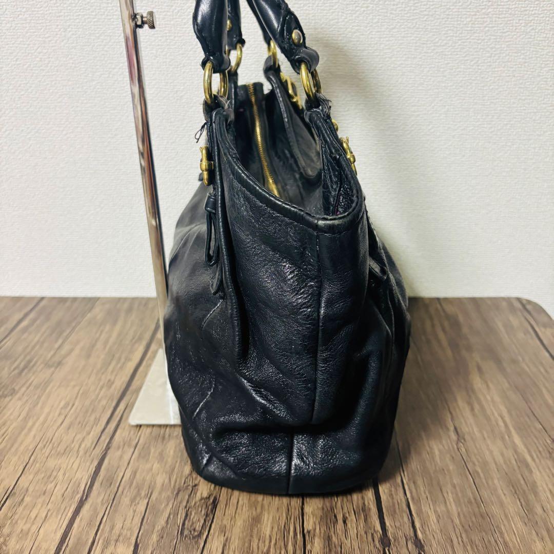 COACH コーチ トートバッグ マディソン オールレザー 馬車ロゴ Y2K