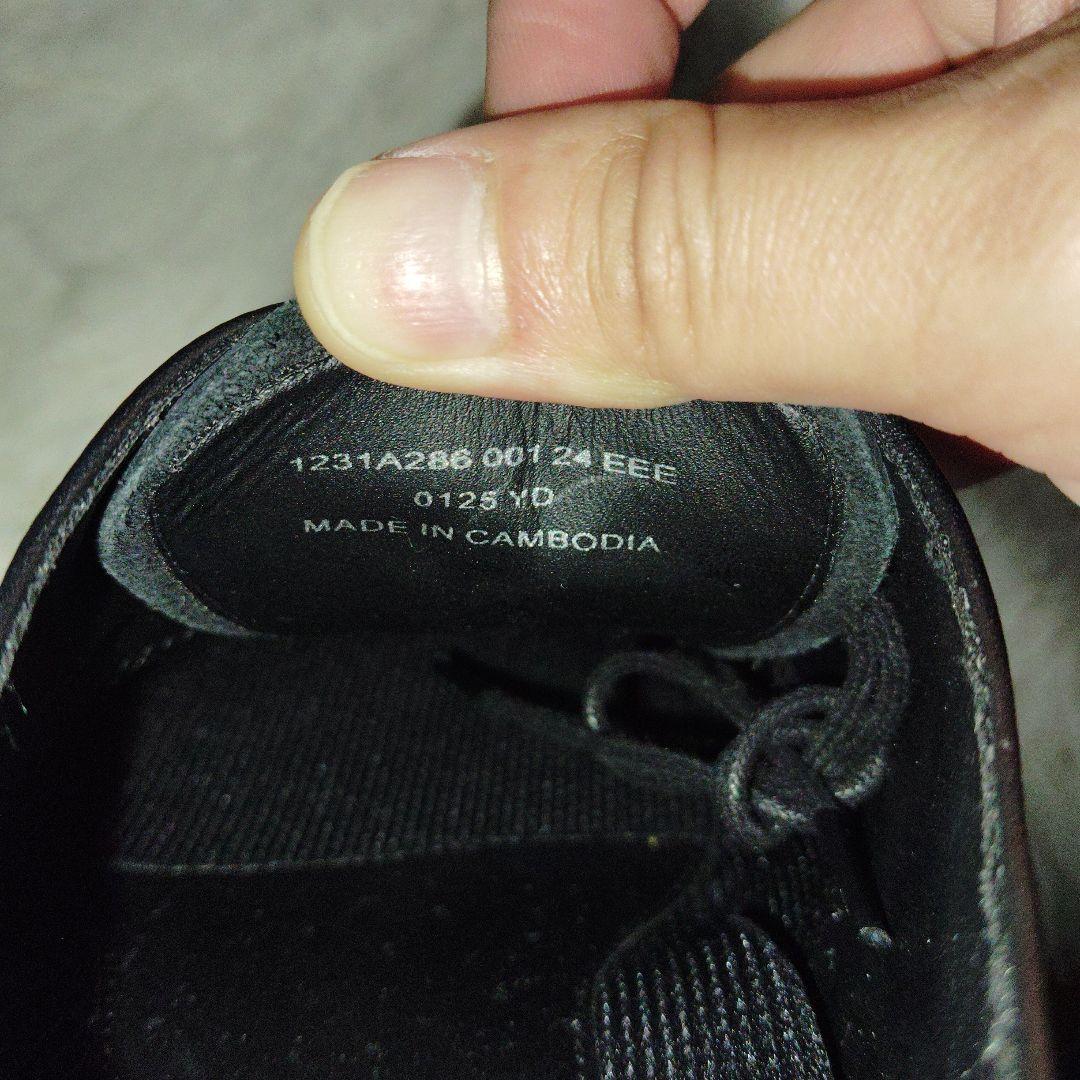 【ほぼ未使用】ASICSWALKINGアシックスウォーキング　冠婚葬祭　黒　24