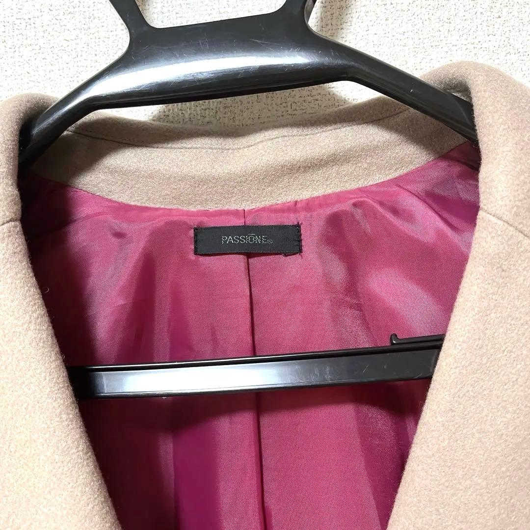 未使用品✨　passione ロングコート　チェスターコート　バイカラー　人気色
