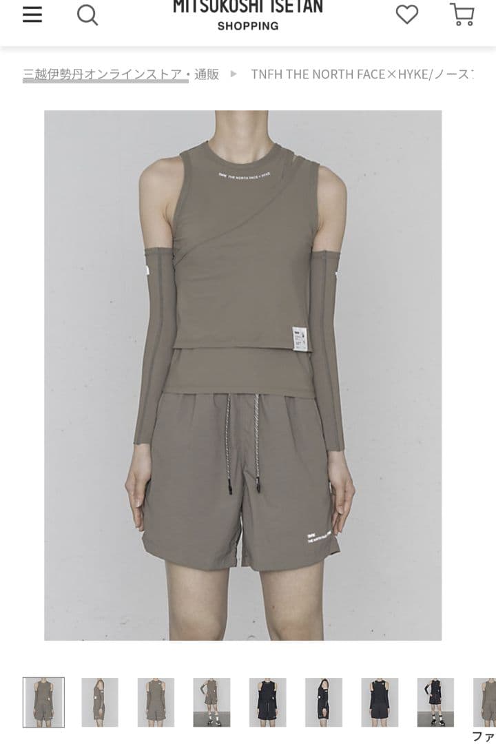 THE NORTH FACE x HYKE タンクトップS