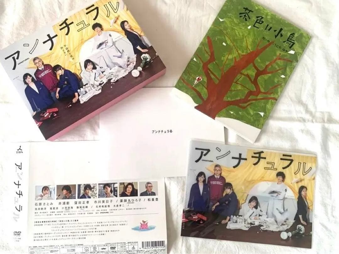 アンナチュラルDVD 初回限定盤茶色い小鳥絵本　ブックレット　ミニクリアファイル