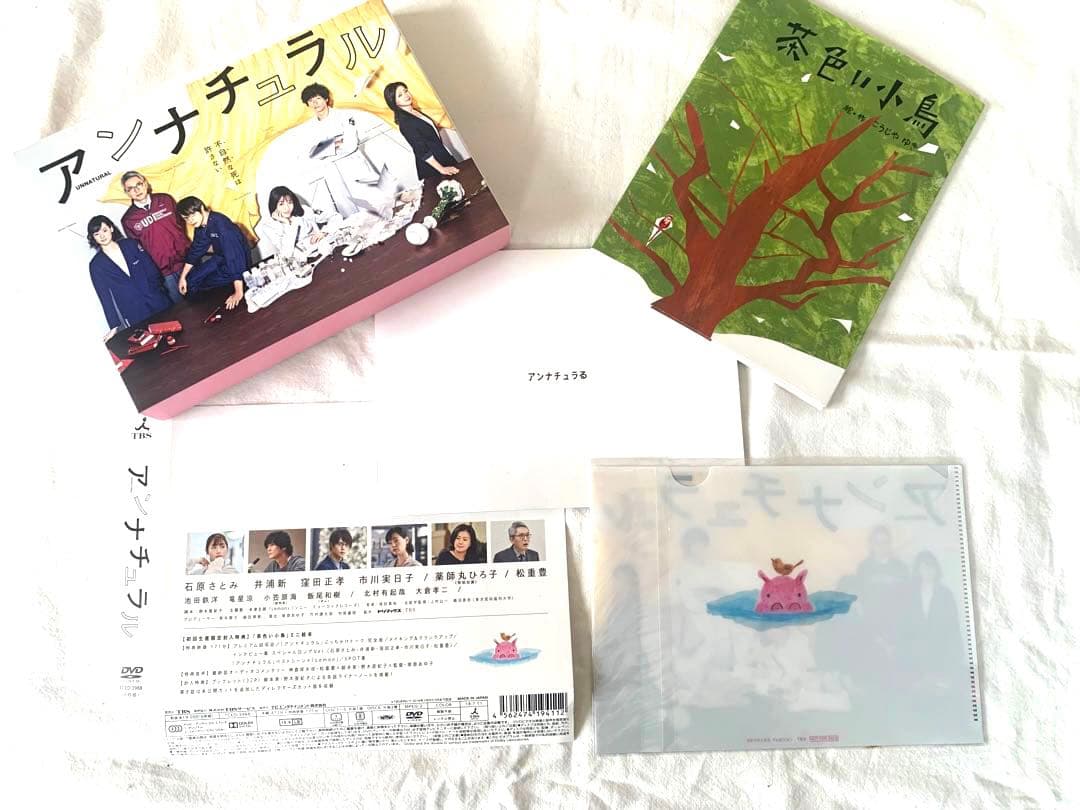 アンナチュラルDVD 初回限定盤茶色い小鳥絵本　ブックレット　ミニクリアファイル