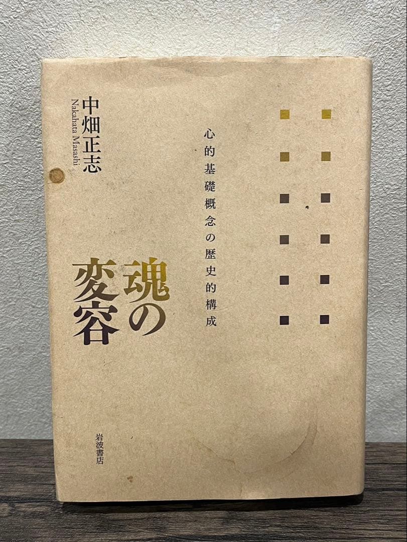 【送料込み】魂の変容　心的基礎概念の歴史的構成　中畑正志　岩波書店　絶版本