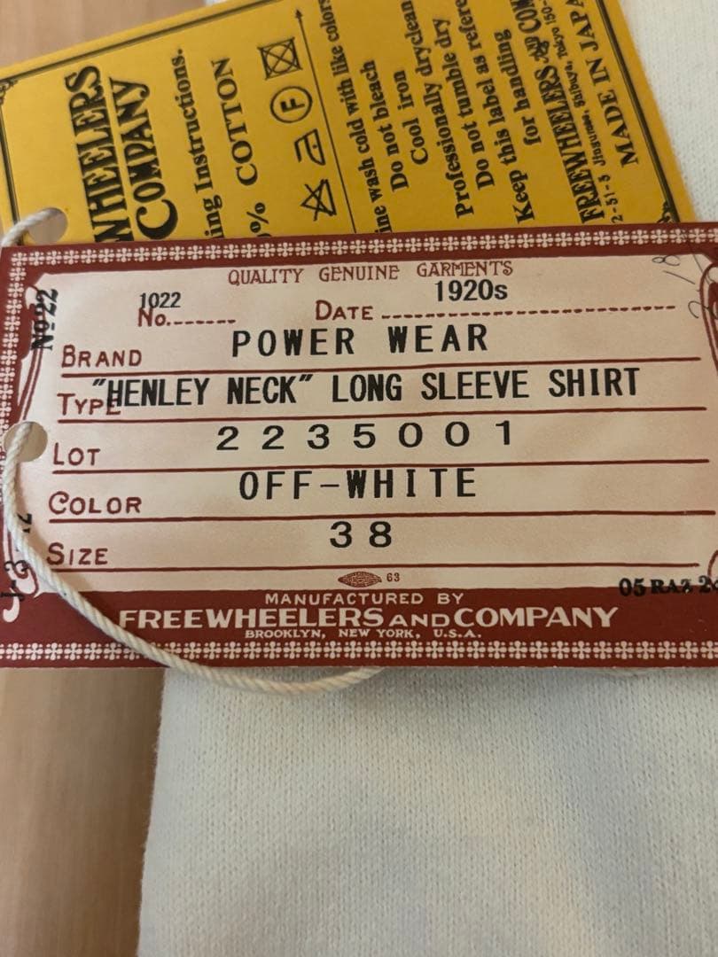 FREEWHEELERS フリーホイーラーズ ヘンリーネックロンT 38