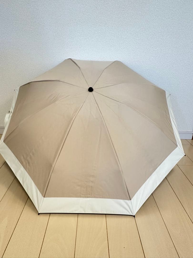 ロサブラン 日傘 完全遮光 折りたたみ 晴雨兼用50cm ベージュ