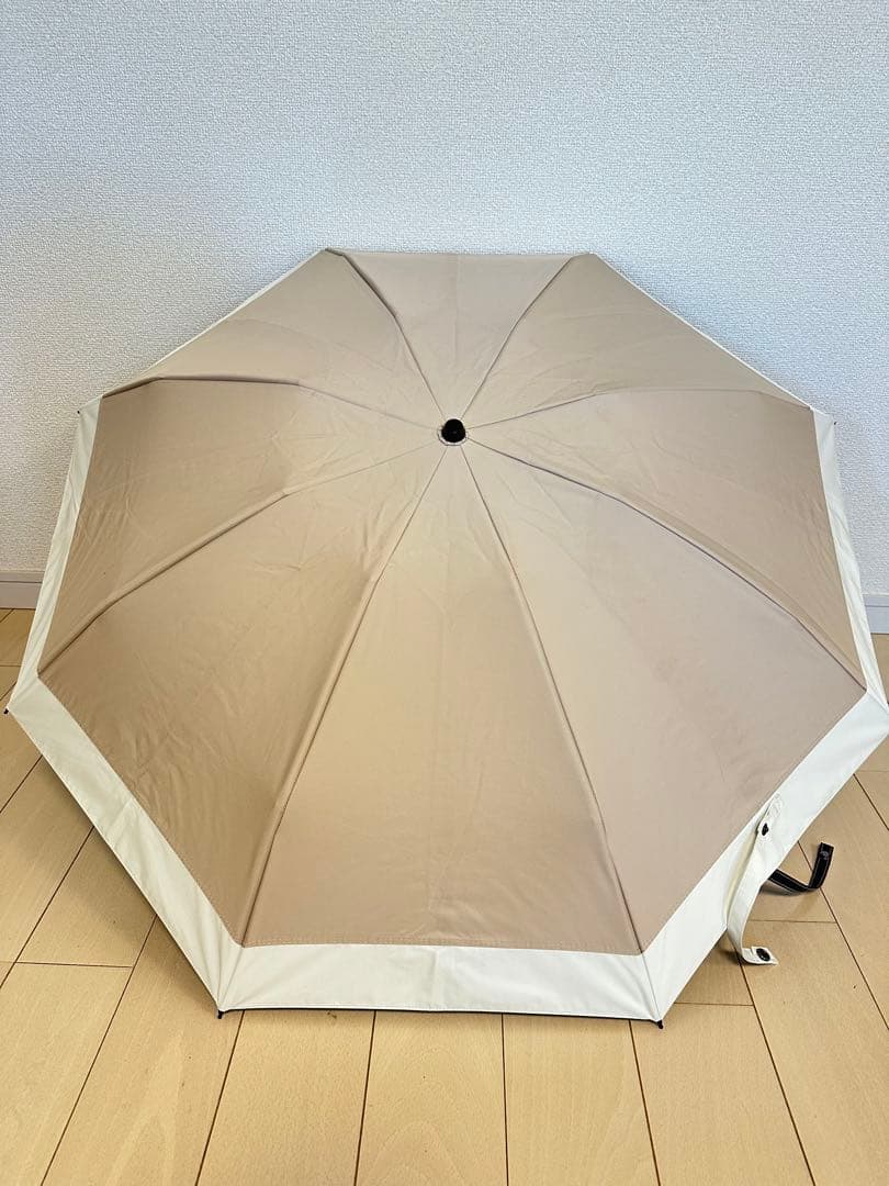 ロサブラン 日傘 完全遮光 折りたたみ 晴雨兼用50cm ベージュ