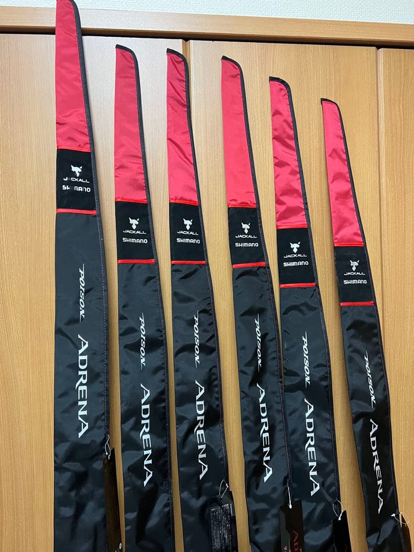 バス釣り引退セット13ポイズンアドレナバスロッド 6本セット