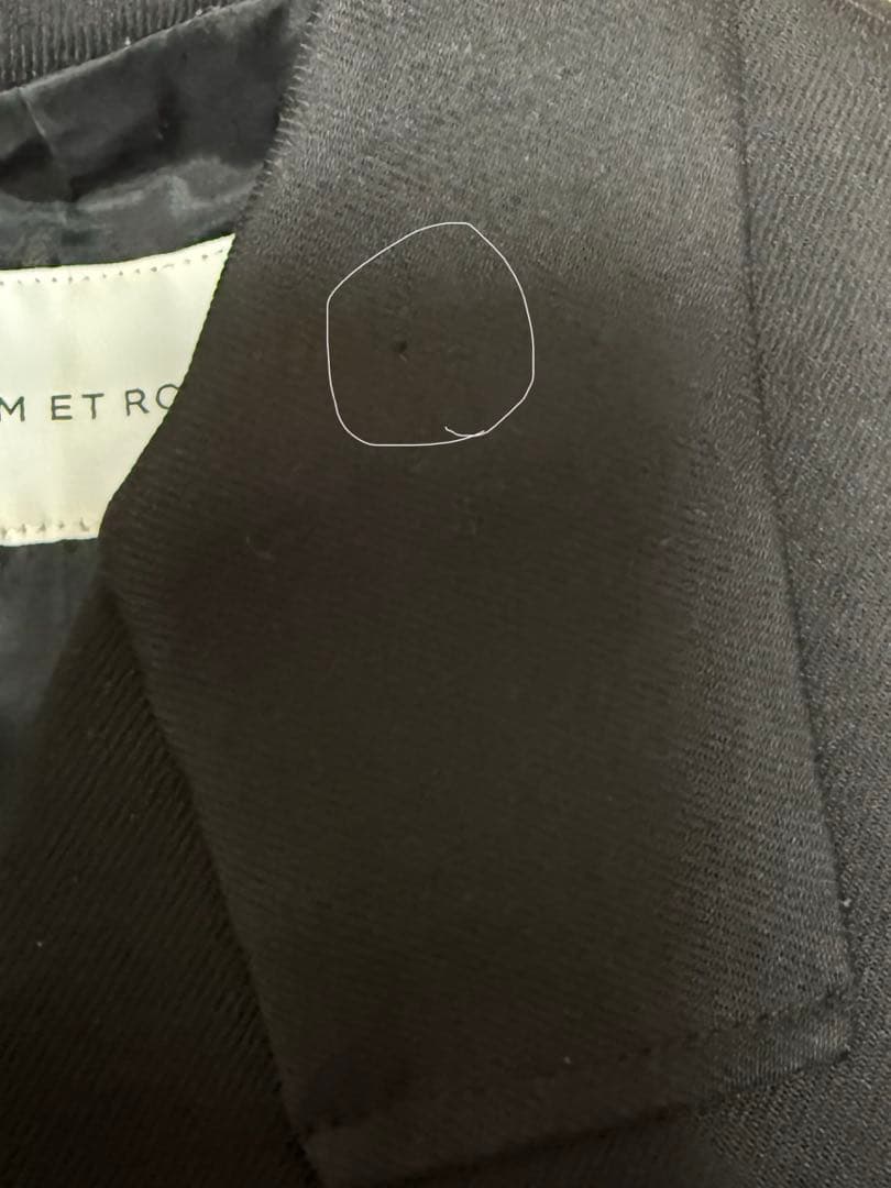 アダムエロペ　シェイプフォルムシングルジャケット