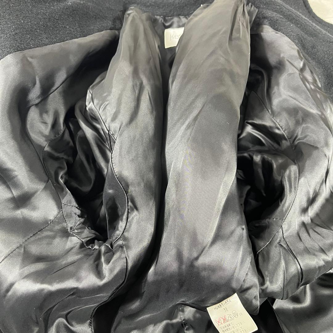 ✨極美品 イヴサンローラン ダブル コート モヘア混 金ボタン ブラック