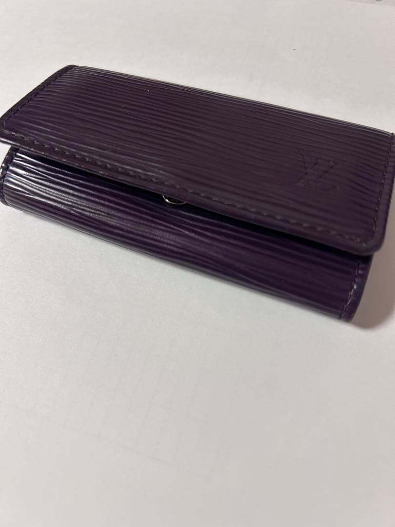 LOUIS VUITTON エピレザー キーケース パープル