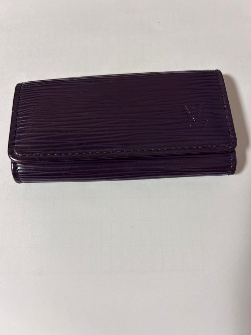 LOUIS VUITTON エピレザー キーケース パープル