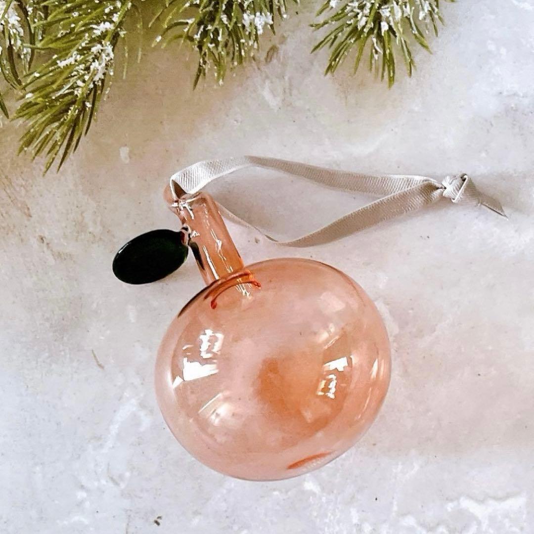 ♡イッタラ ピンク　オーナメント　ストロベリー　アップル　クリスマス