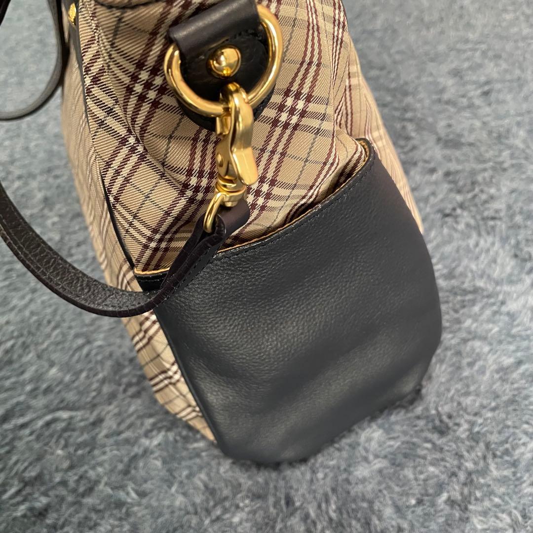BURBERRY ショルダーバッグ 2way ノバチェック ベージュ A4