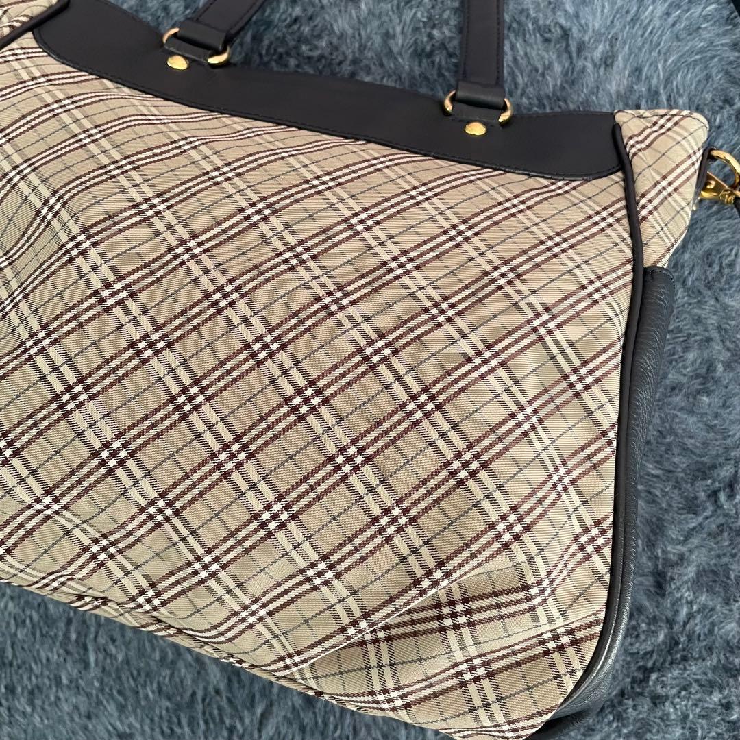 BURBERRY ショルダーバッグ 2way ノバチェック ベージュ A4