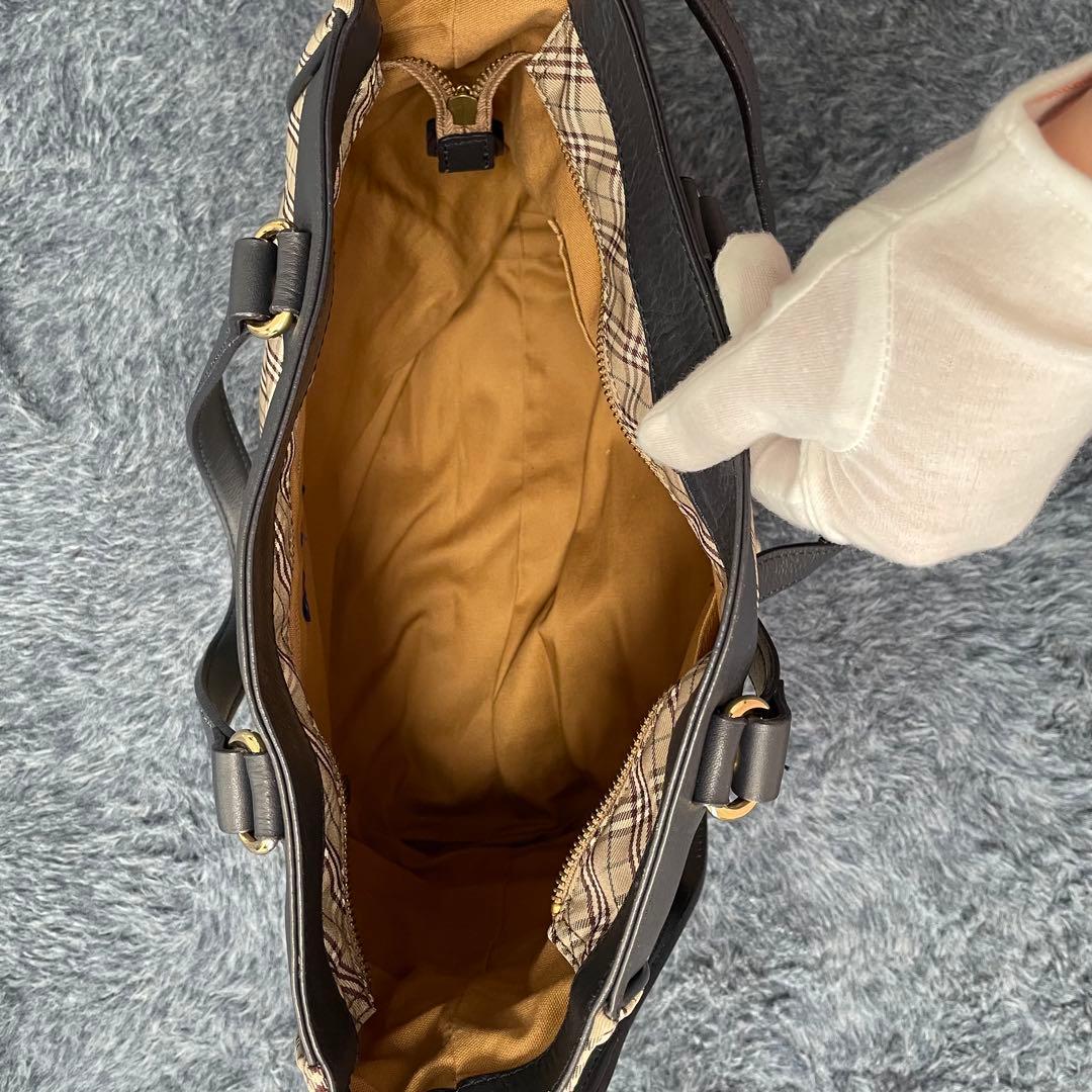 BURBERRY ショルダーバッグ 2way ノバチェック ベージュ A4