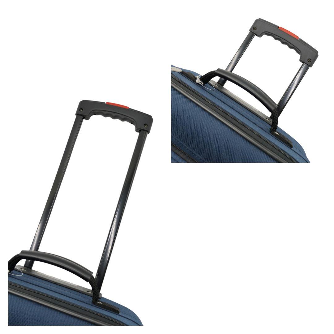 未使用✨エース　キャリーケース　キャリーバッグ　スーツケーツ　機内持込可　紺　鍵