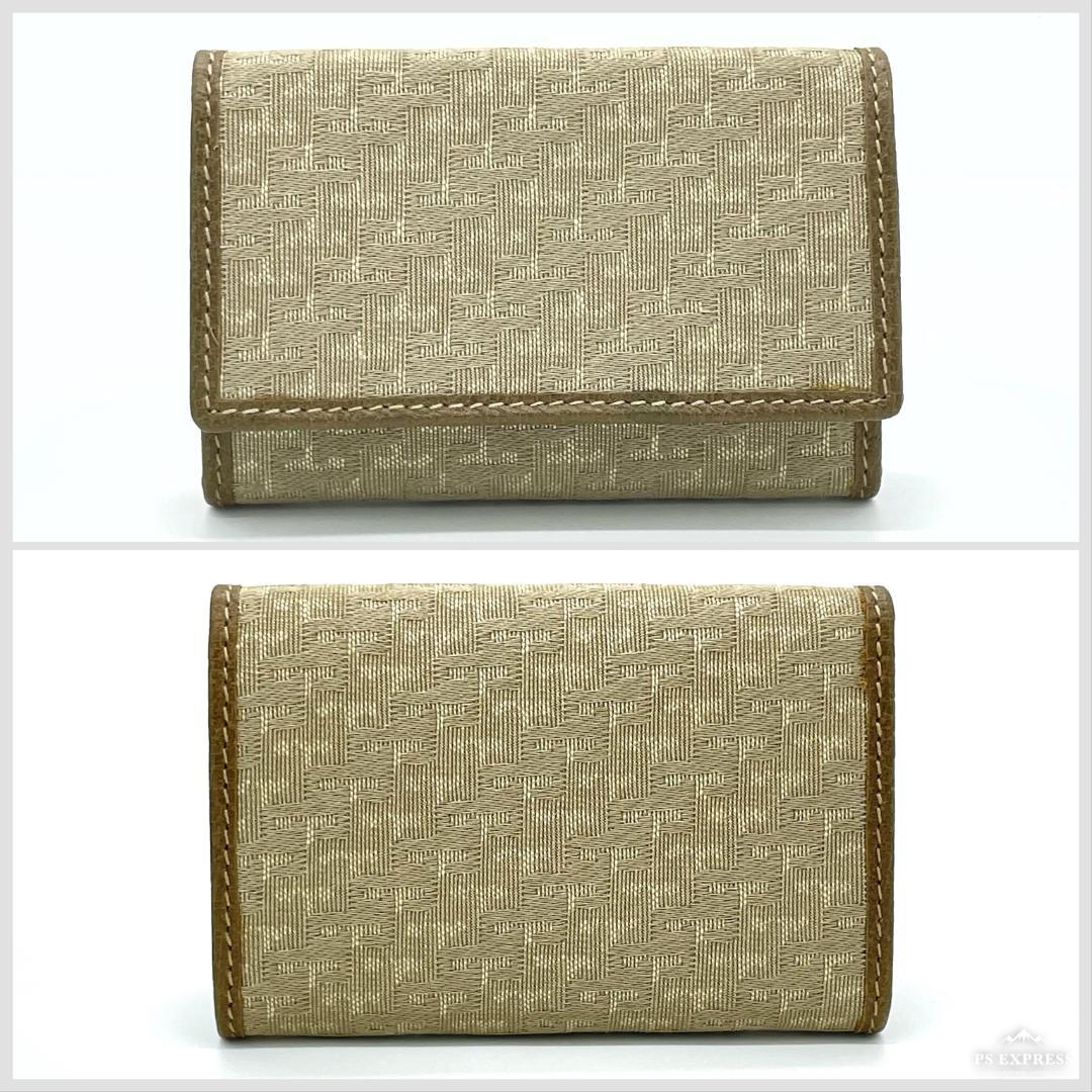 未使用品☆GUCCI オールドグッチ 6連キーケース 茶 キャンバス イタリア製