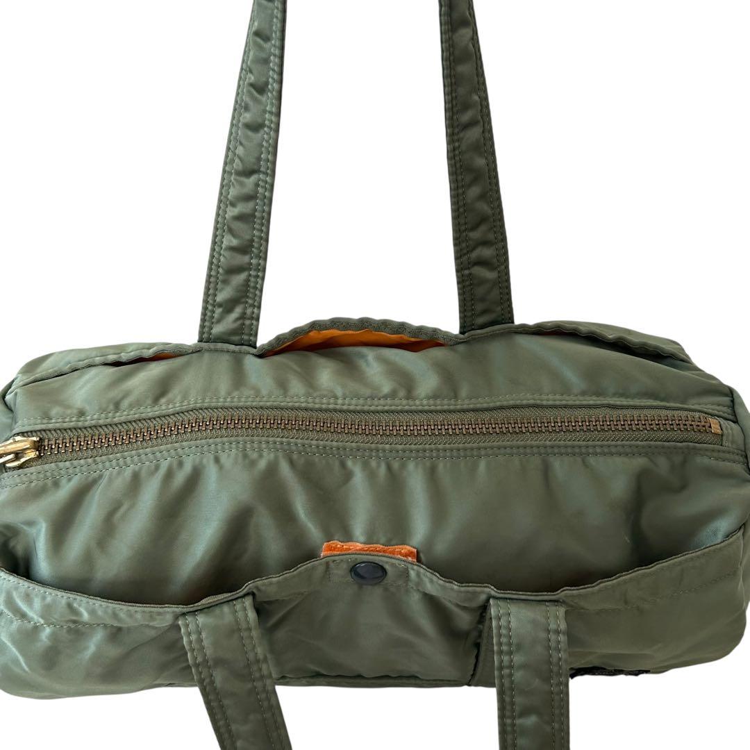 ✨希少カラー✨ PORTER タンカー セージグリーン ミニボストン L