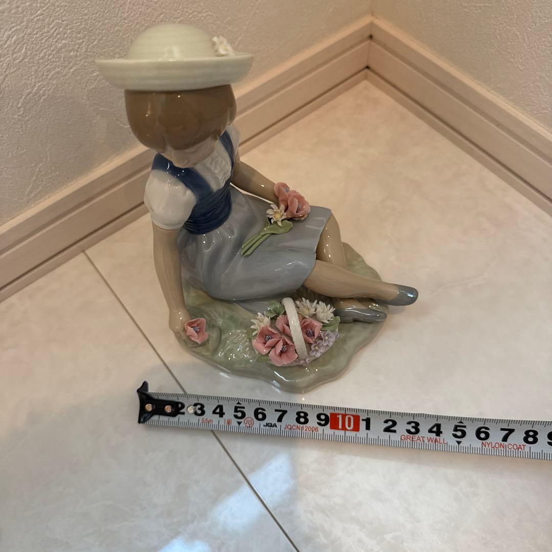 少女像 陶器製 置物 LLADRO リアドロ