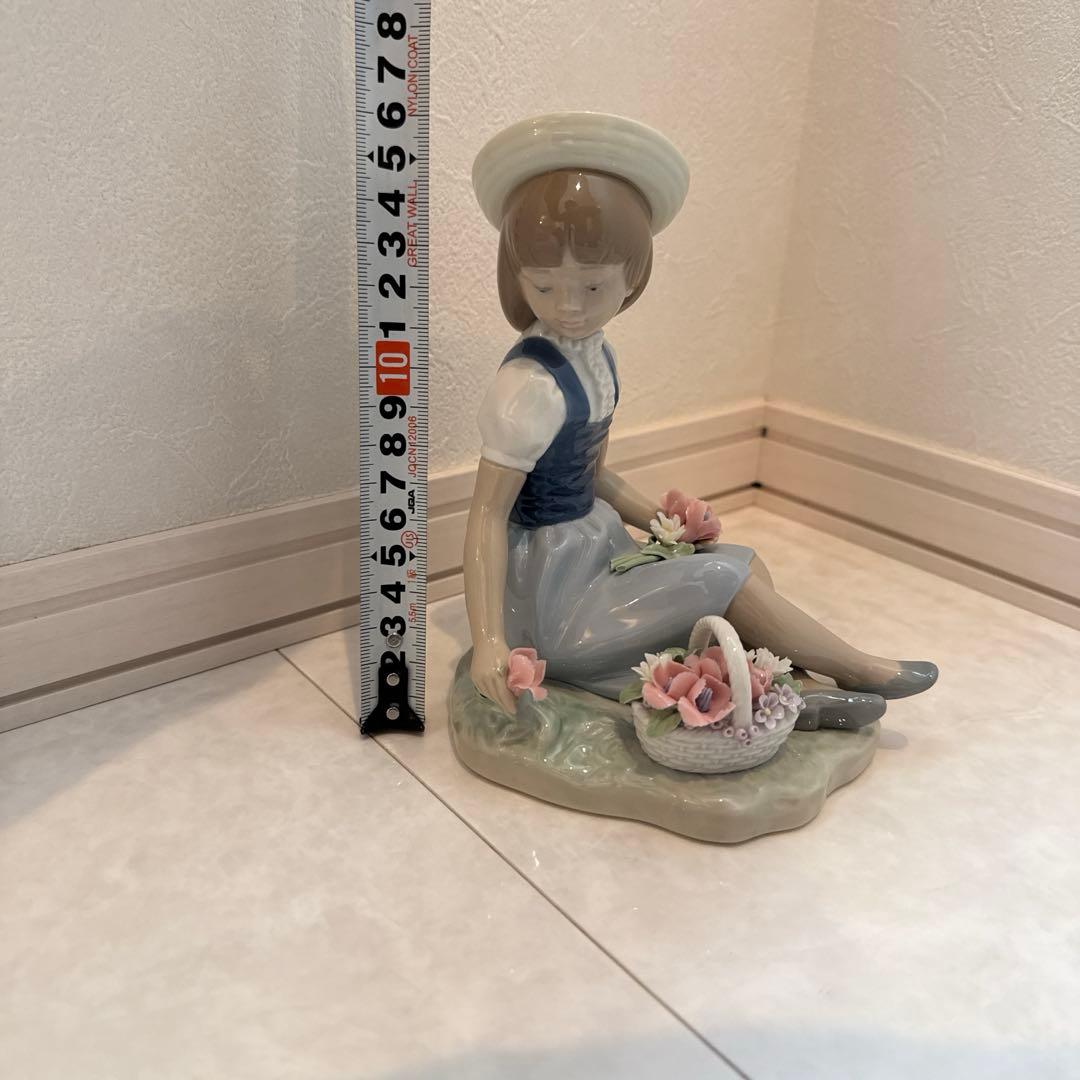 少女像 陶器製 置物 LLADRO リアドロ