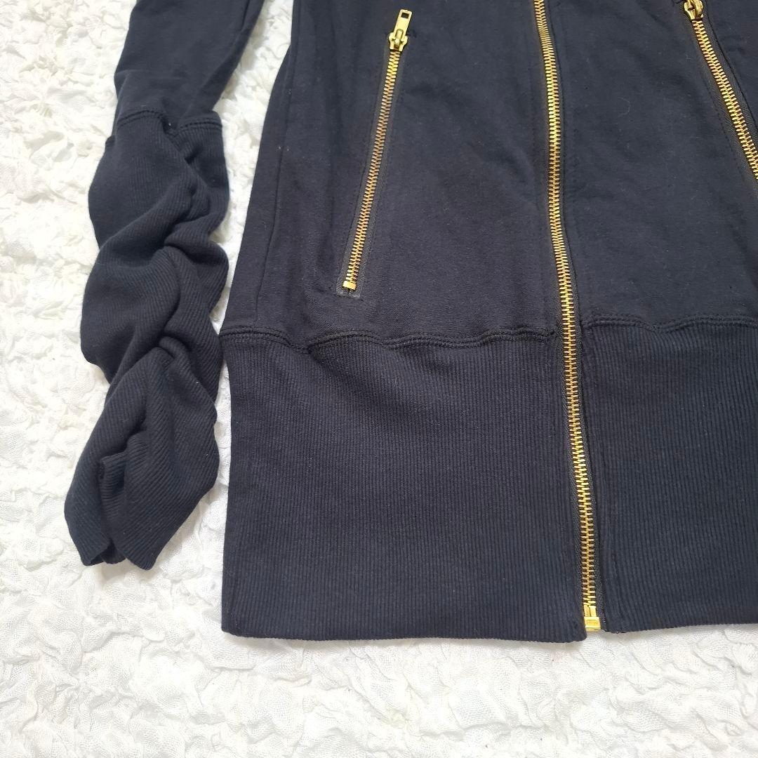 【タグ付き】d.i.a ロングパーカー　バックロゴ　ゴールド　y2k ギャル